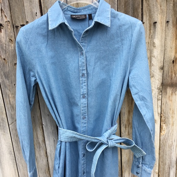 NWT The Fifth Label Shirt Dress Cotton Blue S - Picture 3 of 14